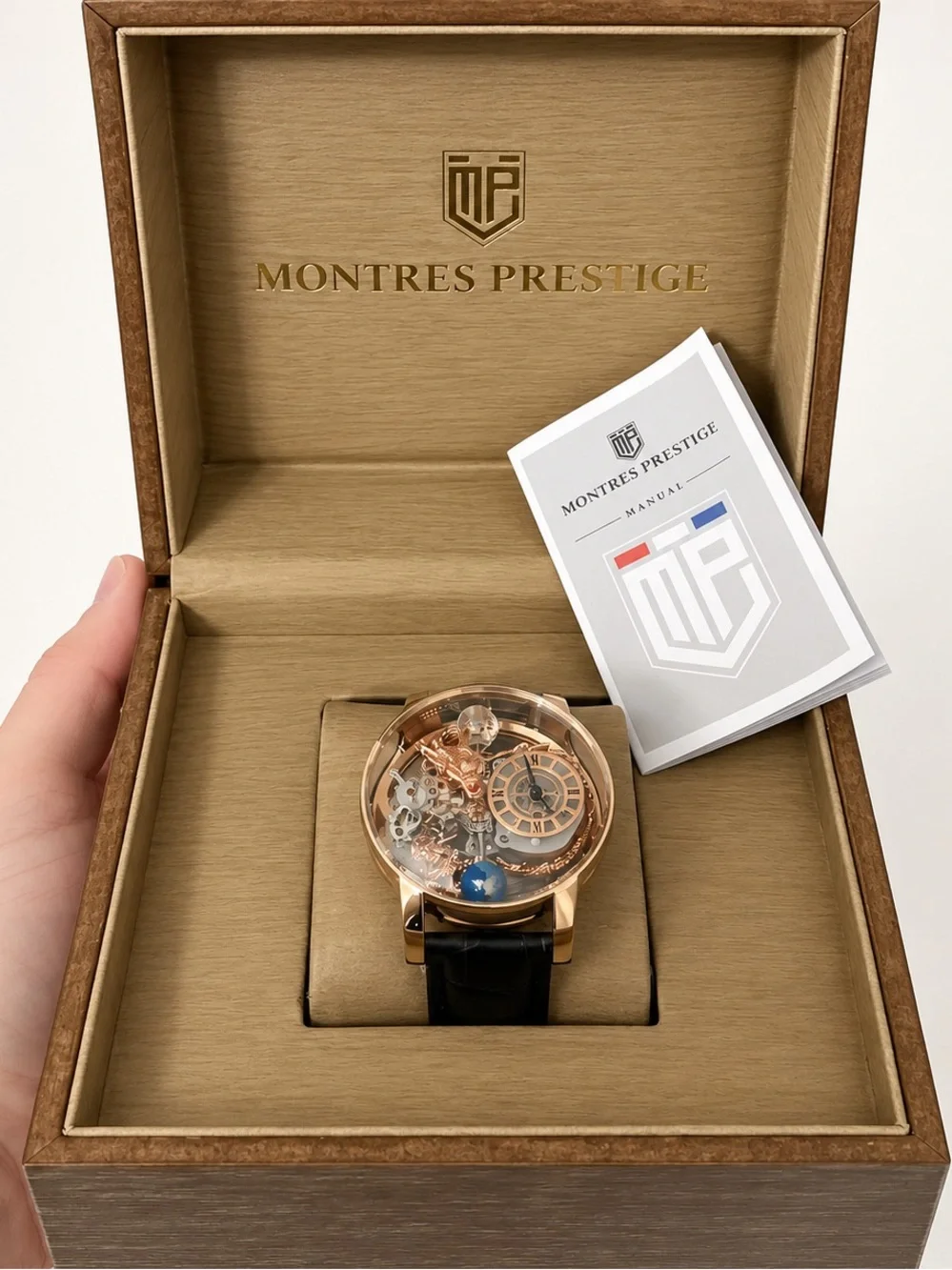 Montres Prestige x Invicta MPW-0141 Rose Gold Dragon Watch NIB